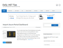 Tablet Screenshot of dailydotnettips.com